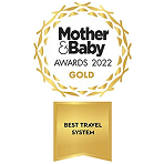 Award - Mother and Baby 2022 Gold award - best tavel system