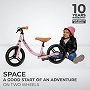 Balance bike SPACE pink