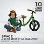 Balance bike SPACE green