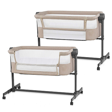 Co-sleeper crib 2in1 NESTEE UP 2 beige