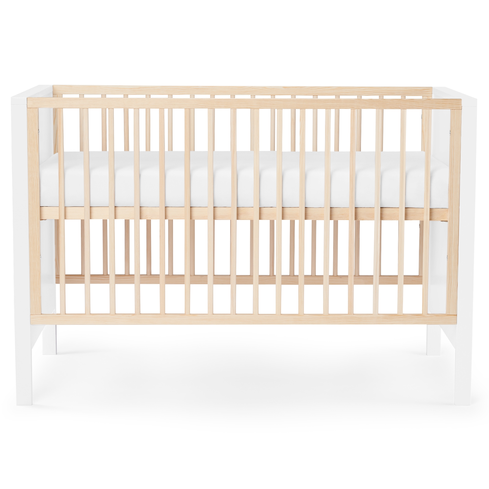 Wooden cot MIA with mattress