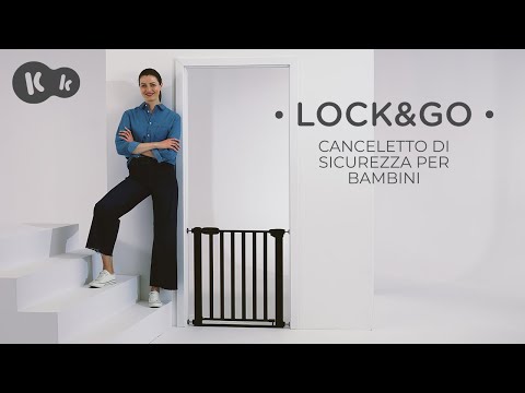 Child safety gate LOCK&GO wooden white