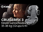 Car seat Cruiserfix 3 burgundy