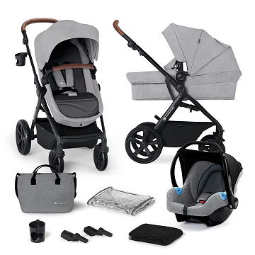 Multifunctional pushchair 3in1 A-TOUR light grey