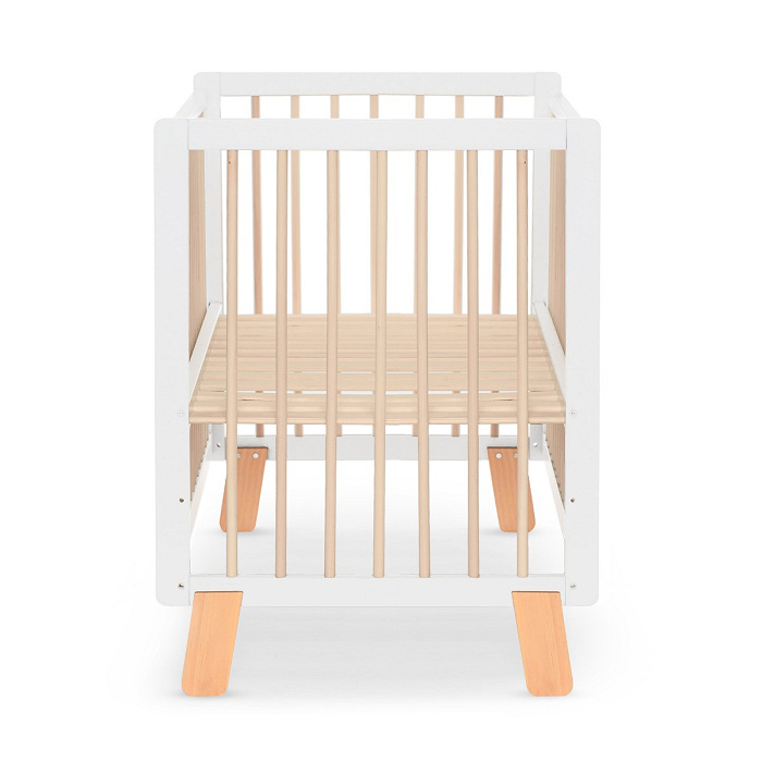 Wooden bed LUNKY White