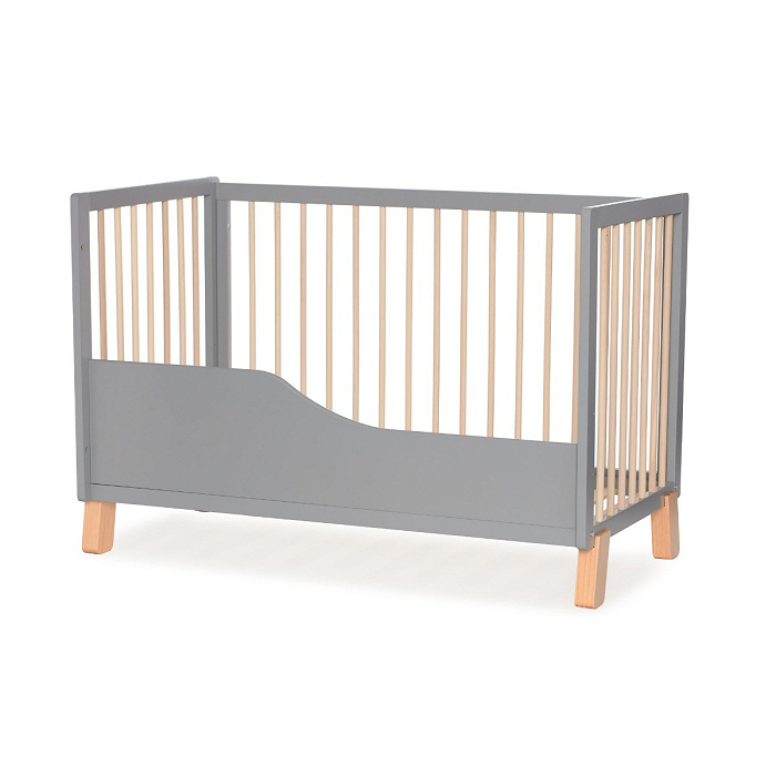 Wooden bed LUNKY Grey