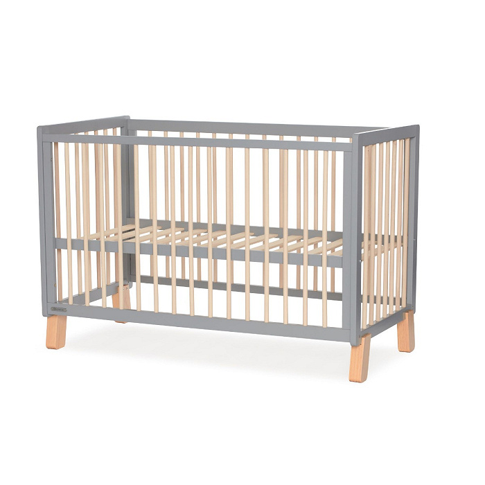 Wooden bed LUNKY Grey