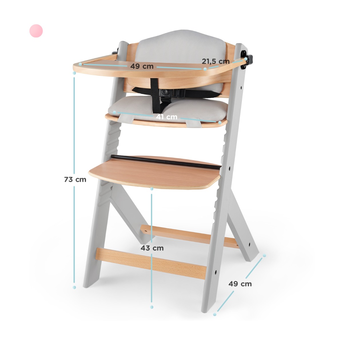Highchair with pillow ENOCK