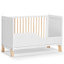 Baby wooden cot with mattress NICO