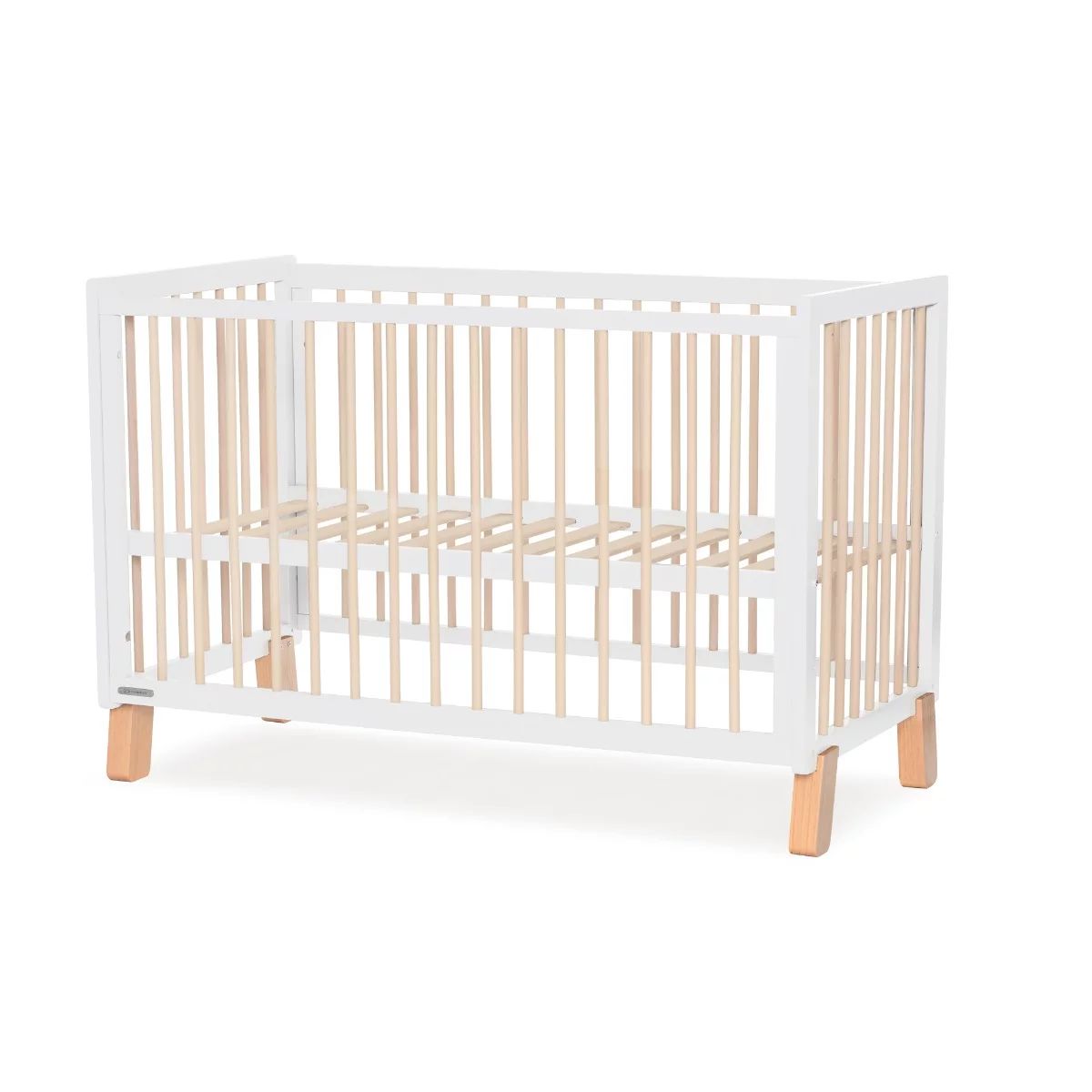 Wooden bed LUNKY white