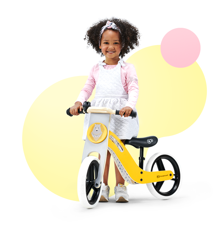 No Pedals with Ajustable Seat Bell Lightweight First Bicycle 12 inches Wheels Kinderkraft Balance Bike 2WAY Next for 2 3 4 5 Years Old Kids Toddlers Bag for Toddlers Accessories 