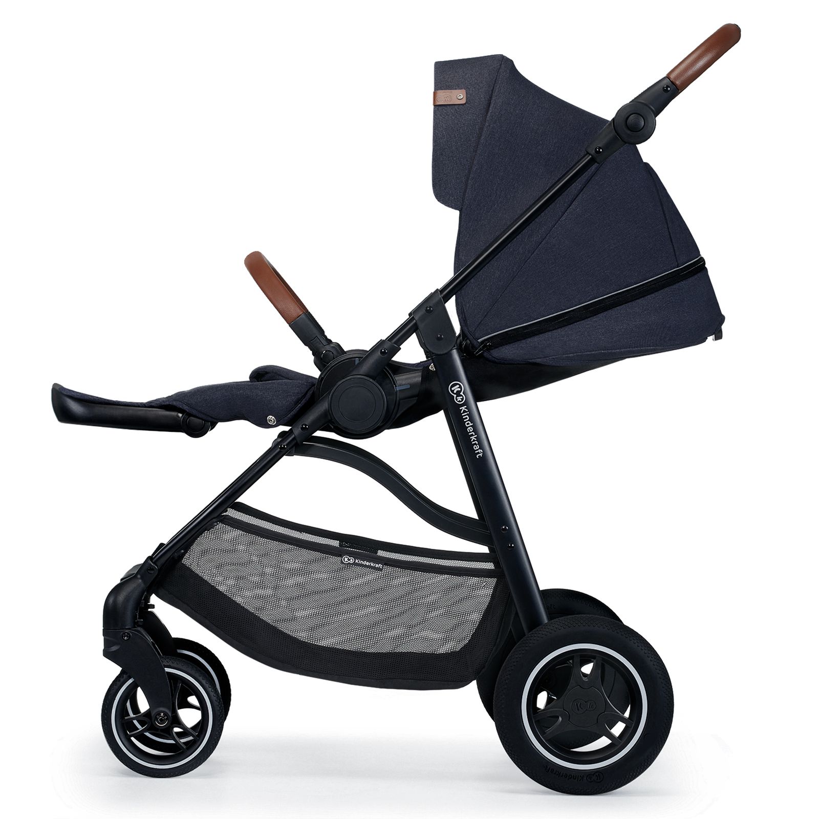 Stroller with a lie-flat function